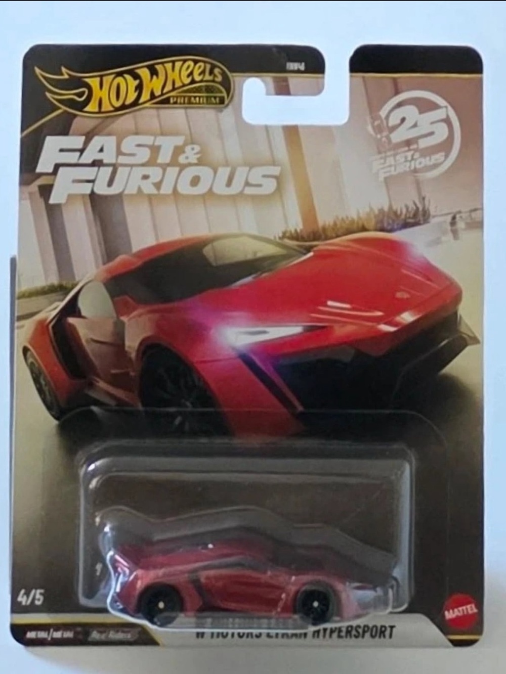Hot Wheels Fast & Furious W Motors Lykan Hypersport